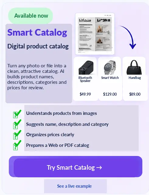 Smart Catalog